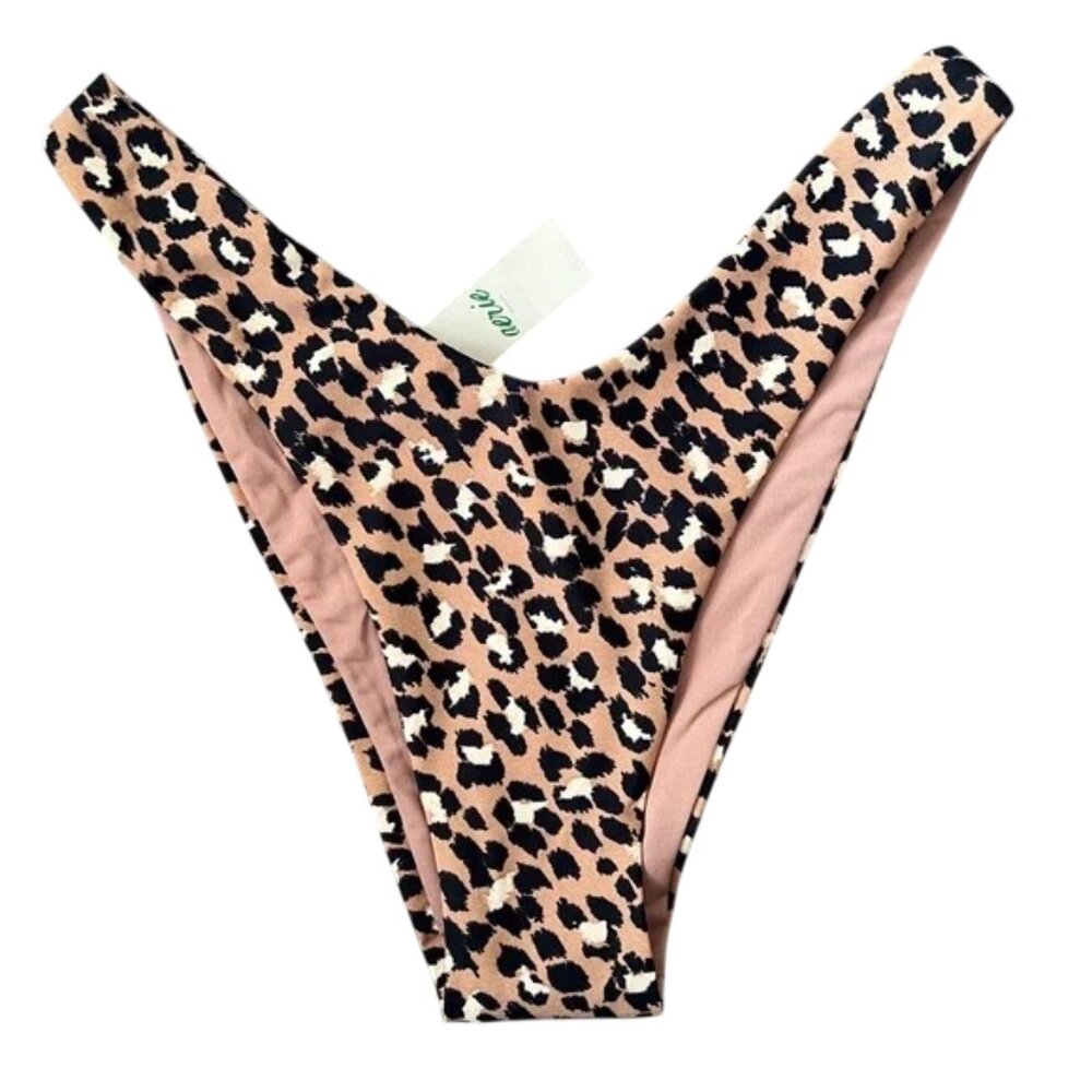 Aerie Cheeky bikini bottom XL Leopard print X-Large NWT